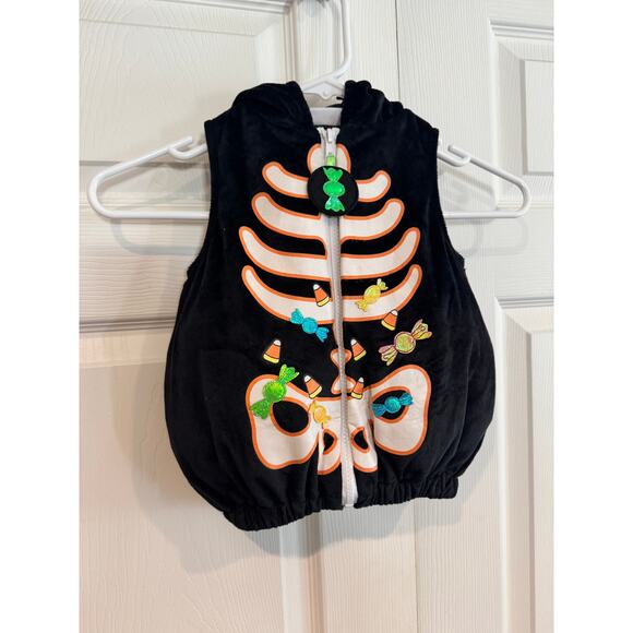 New Baby Coloful Day of the Dead Skelton Halloween Costume- 6-9 months - Picture 5 of 8
